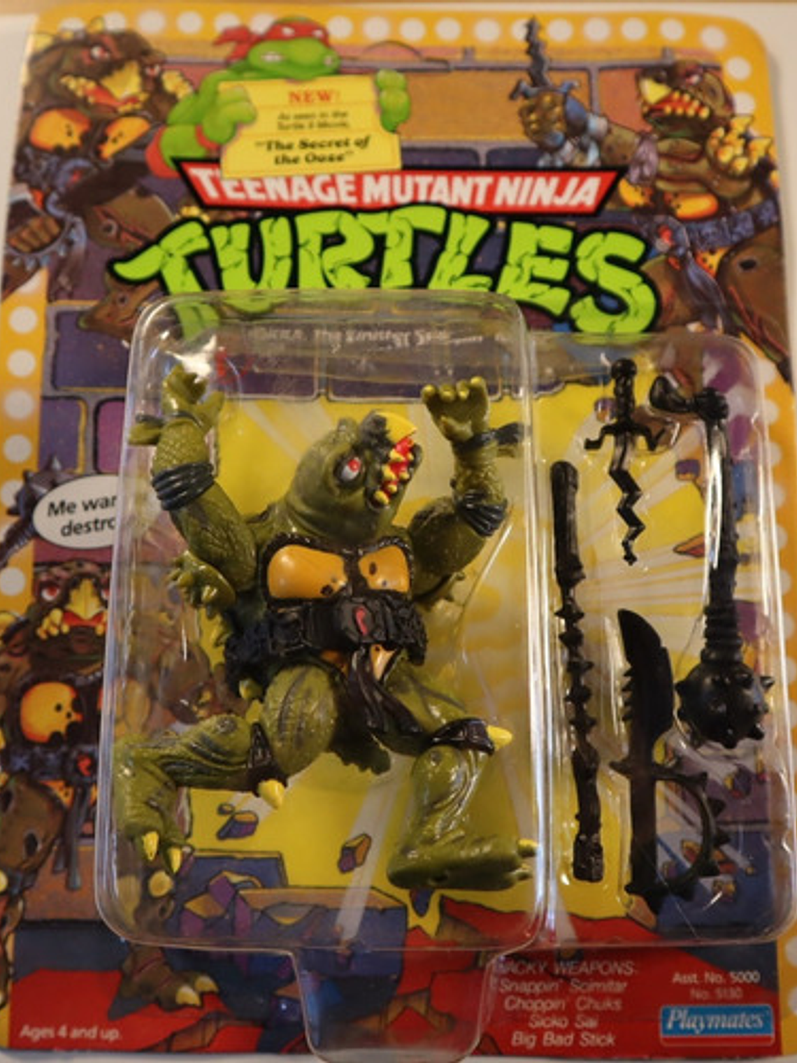 Tokka 1991 Tmnt ! Tortugas Ninja 90s Vintage 1