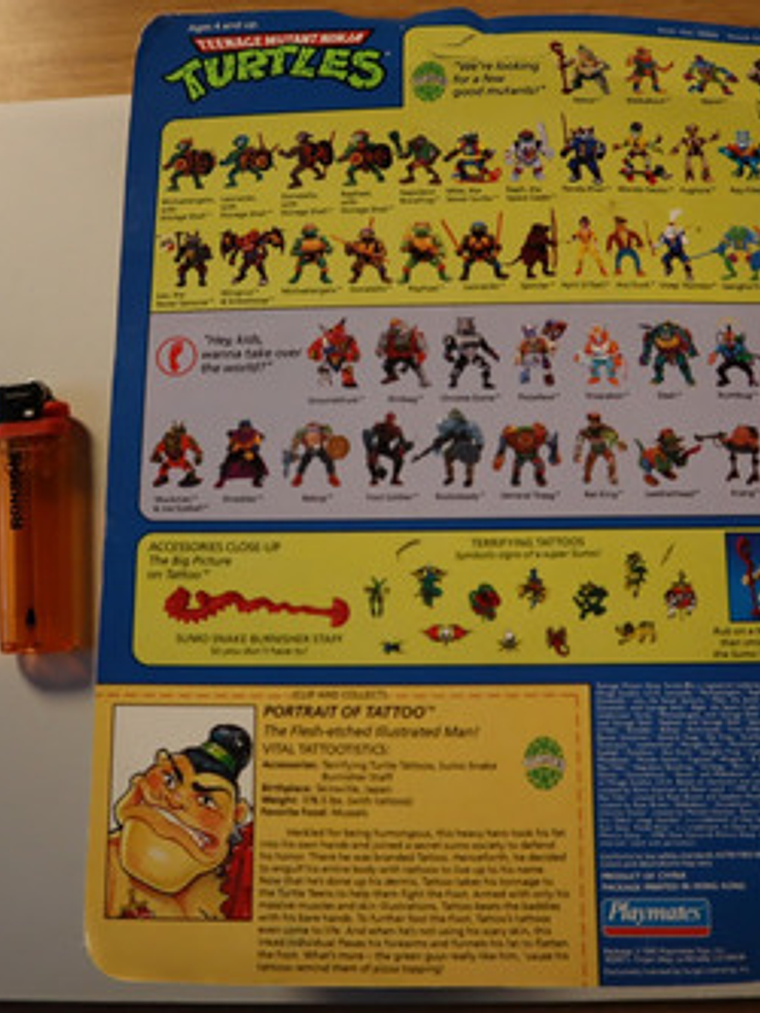 Tattoo 1991 Tmnt ! Tortugas Ninja 90s Vintage 6