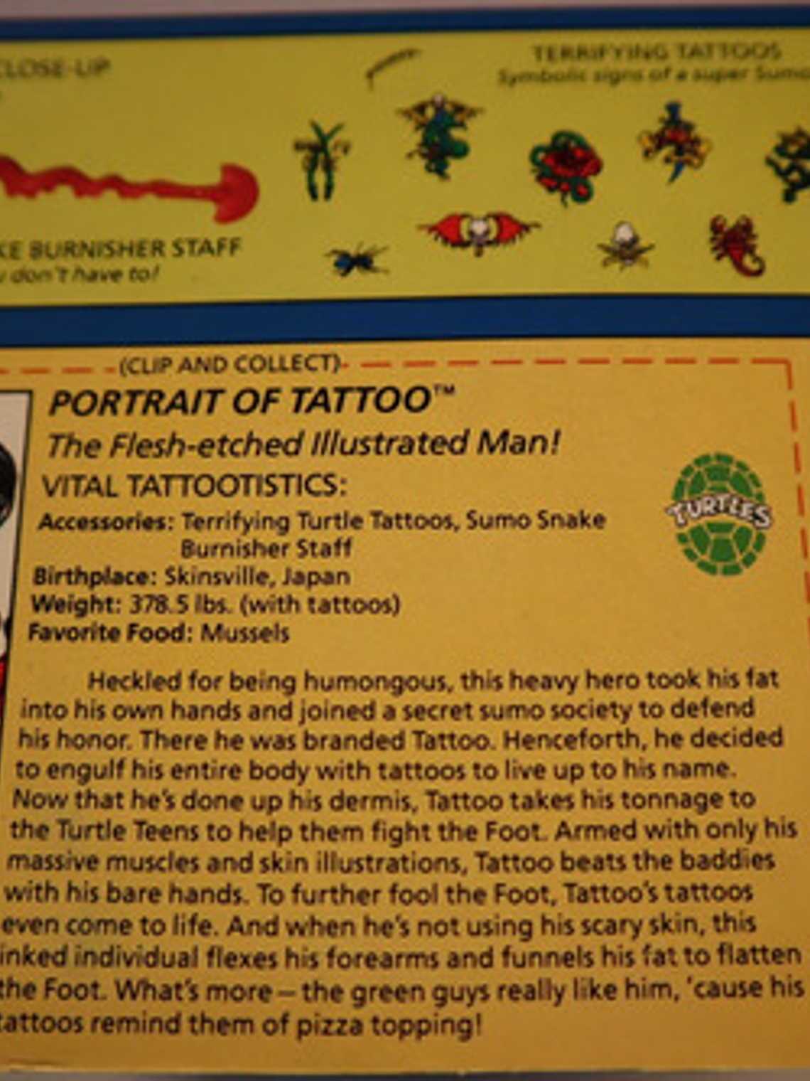 Tattoo 1991 Tmnt ! Tortugas Ninja 90s Vintage 7