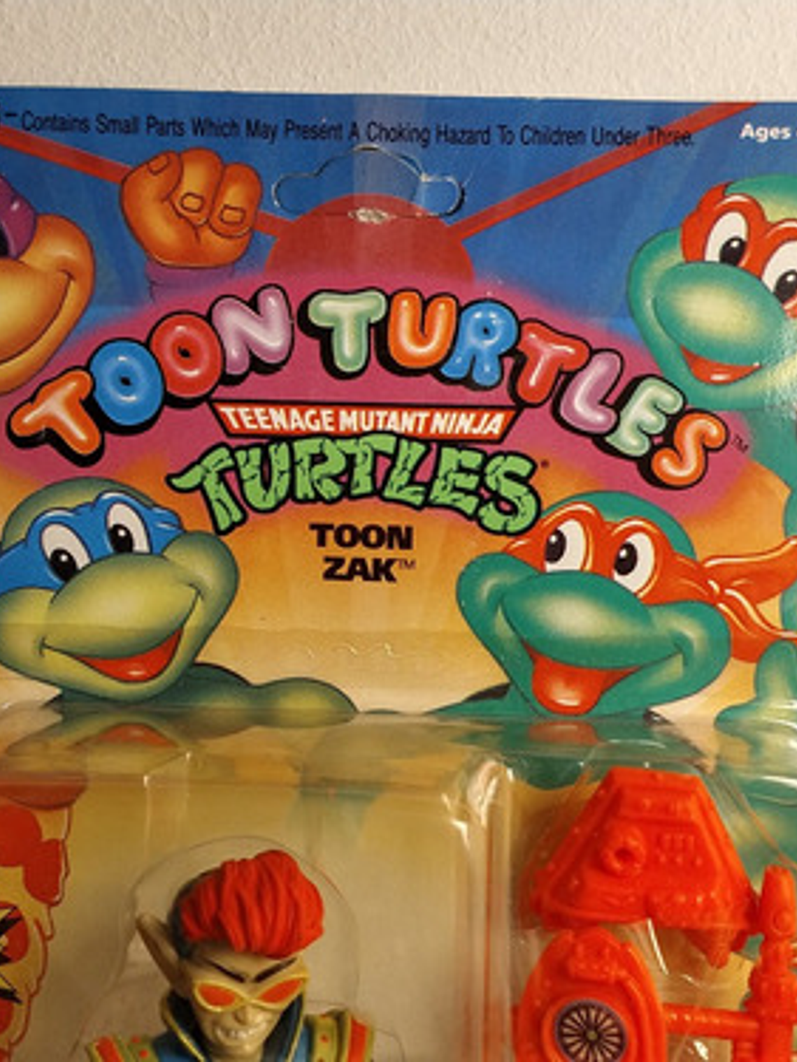 Toon Zak 1993 Tmnt ! Toon Turtles Tortugas Ninja 90s Vintage 2