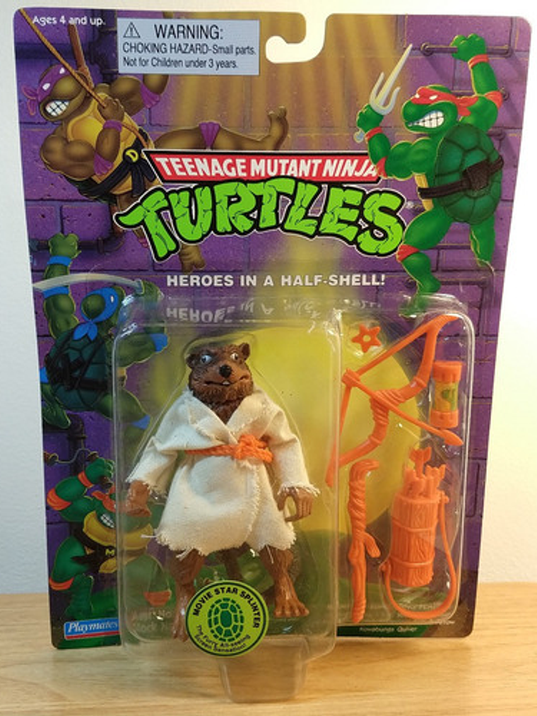 Movie Star Splinter 1995 Tmnt ! 90s Tortugas Ninja Vintage 1