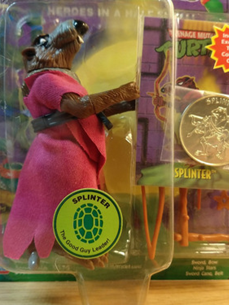 Splinter 1994 Tmnt ! 90s Tortugas Ninja Vintage 4
