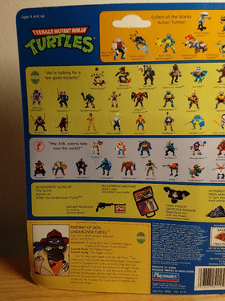 Don The Undercover Turtle 1990 Tmnt ! Donatello 90s Ninja 7