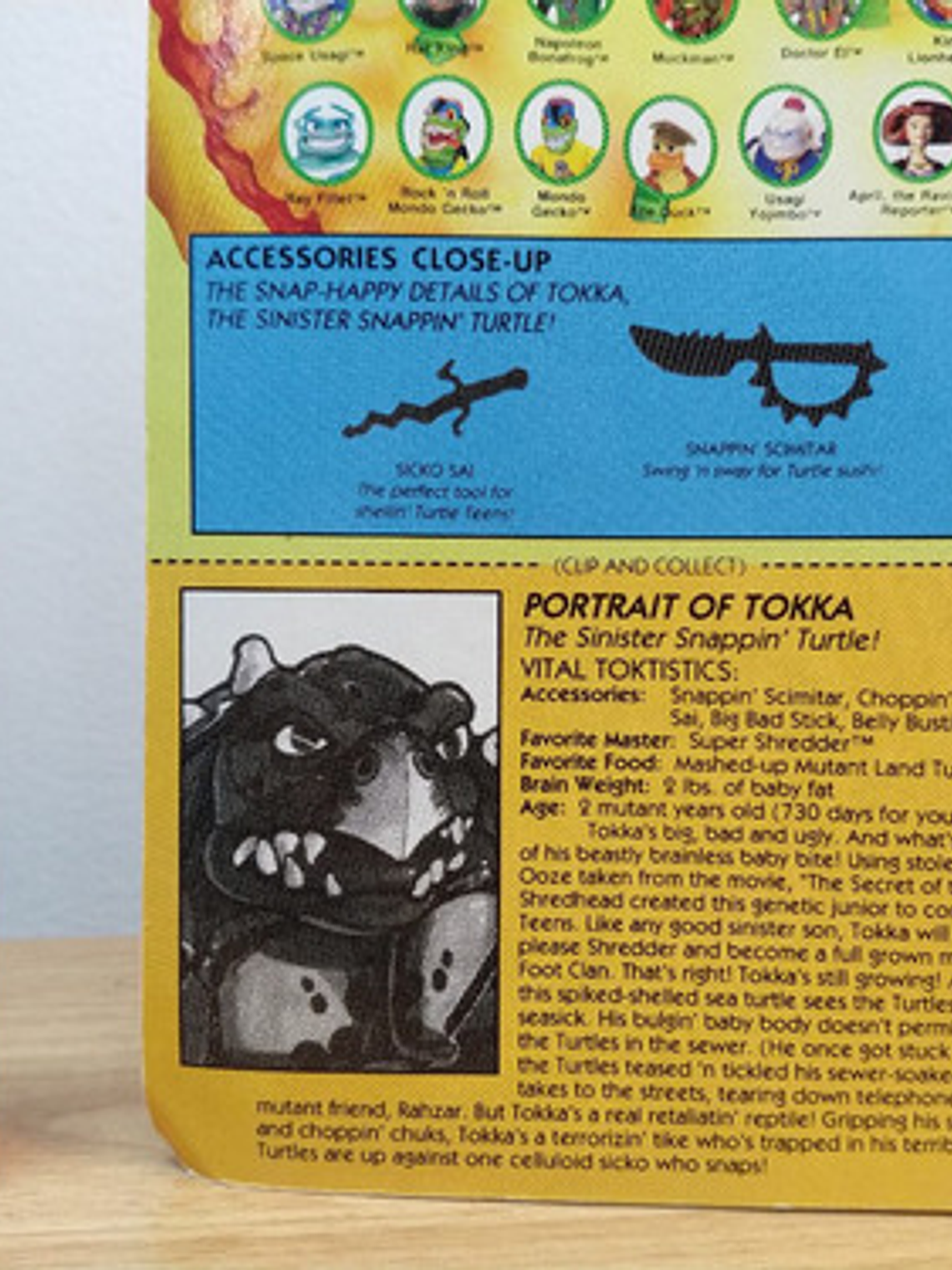 Tokka 1995 Tmnt ! 90s Vintage Tortugas Ninja 8