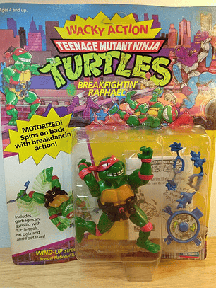 Breakfighting Raphael 1989 Tmnt ! Rafael Wacky Action 90s