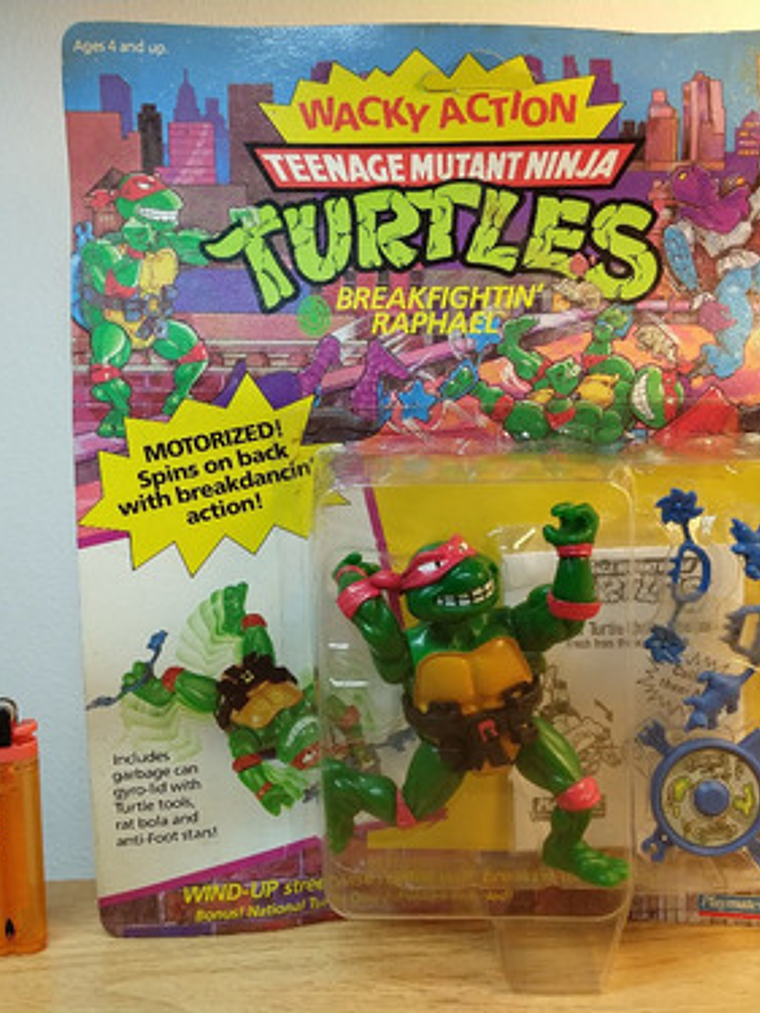 Breakfighting Raphael 1989 Tmnt ! Rafael Wacky Action 90s 2