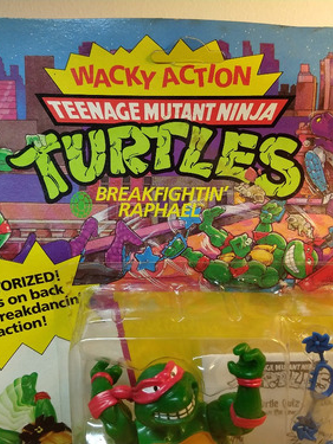 Breakfighting Raphael 1989 Tmnt ! Rafael Wacky Action 90s 3