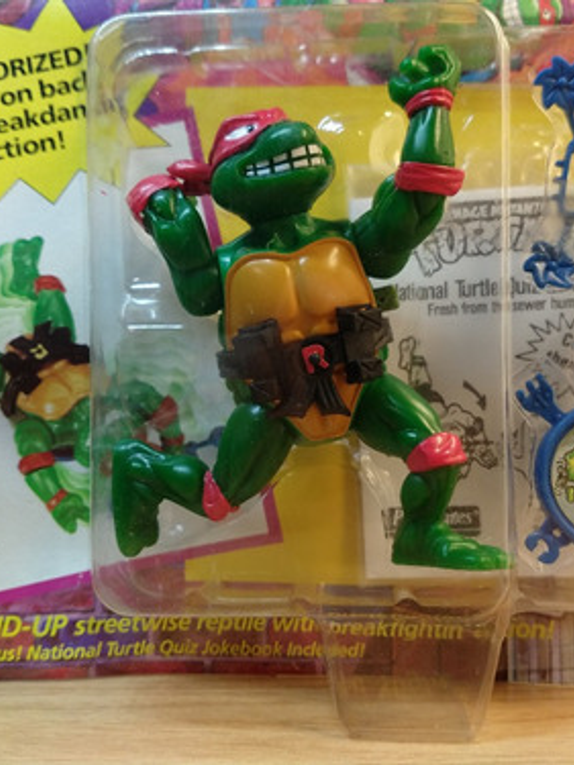 Breakfighting Raphael 1989 Tmnt ! Rafael Wacky Action 90s 5