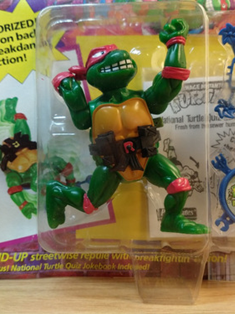 Breakfighting Raphael 1989 Tmnt ! Rafael Wacky Action 90s 5