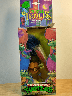 Turtle Troll Leo 1993 Tmnt ! Leonardo Turtle Trolls 90s