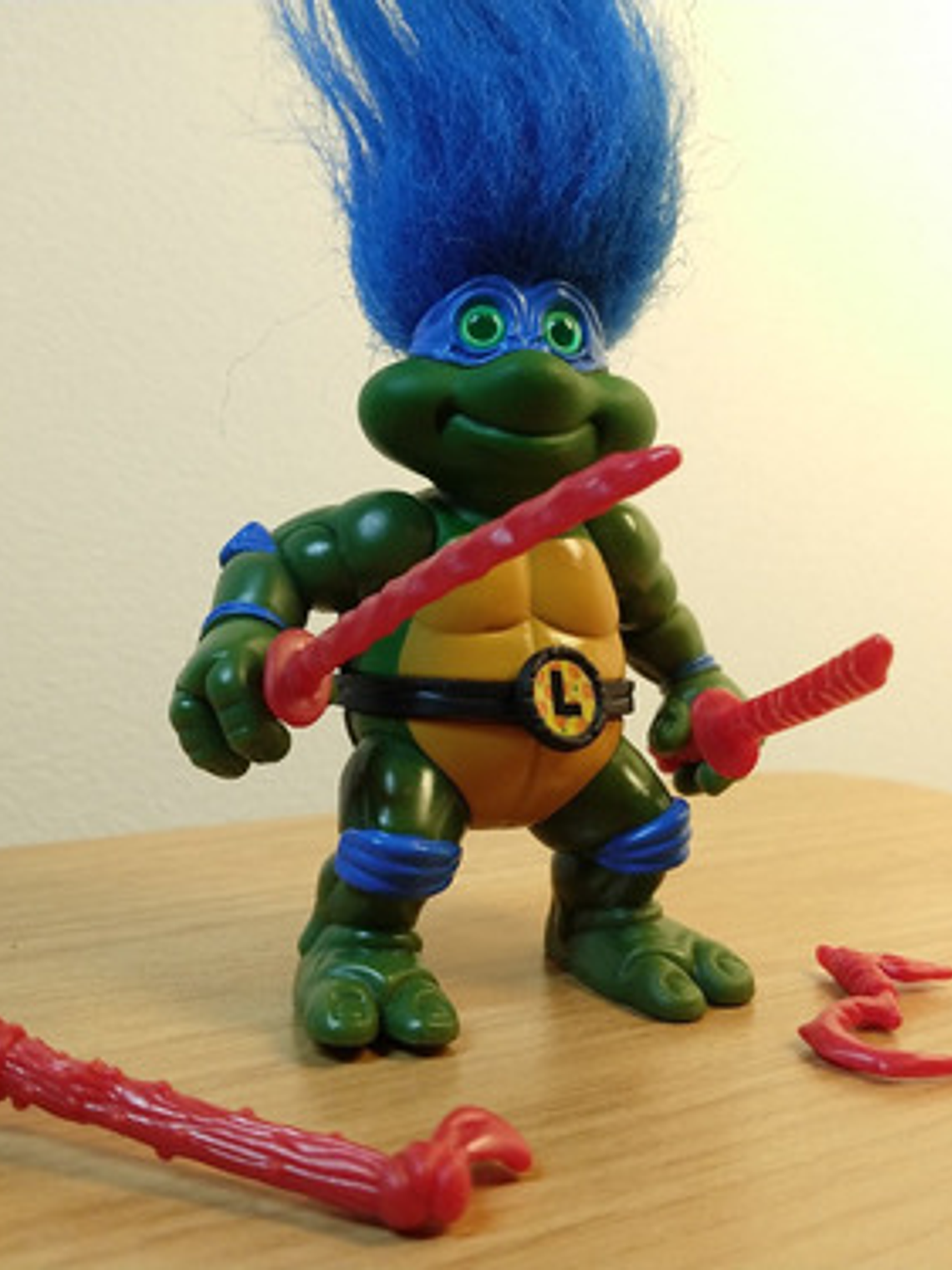 Turtle Troll Leo 1993 Tmnt ! Leonardo Turtle Trolls 90s 2