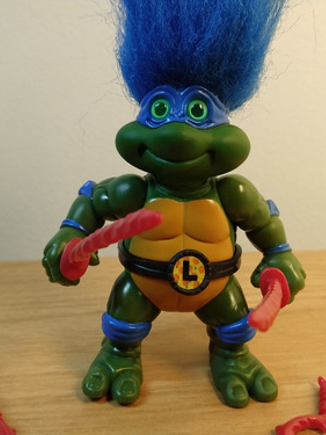 Turtle Troll Leo 1993 Tmnt ! Leonardo Turtle Trolls 90s 3