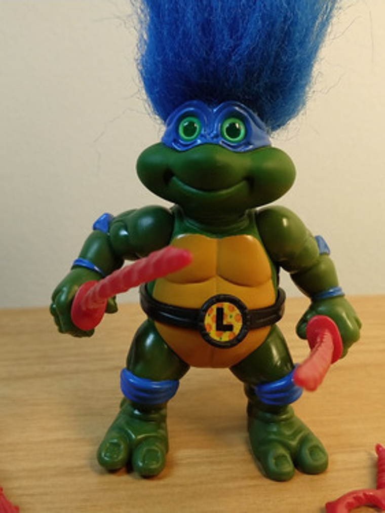 Turtle Troll Leo 1993 Tmnt ! Leonardo Turtle Trolls 90s 3