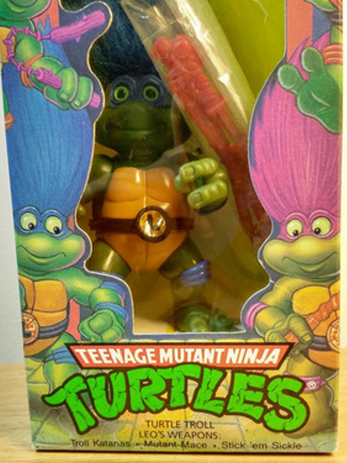 Turtle Troll Leo 1993 Tmnt ! Leonardo Turtle Trolls 90s 6