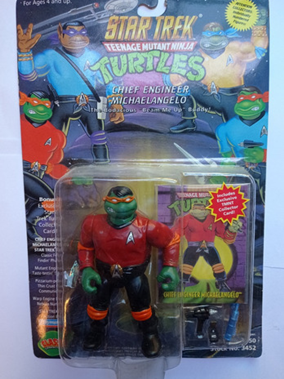 Chief Engineer Michaelangelo 1994 Tmnt ! Mike Star Trek 1
