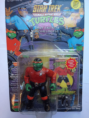 Chief Engineer Michaelangelo 1994 Tmnt ! Mike Star Trek