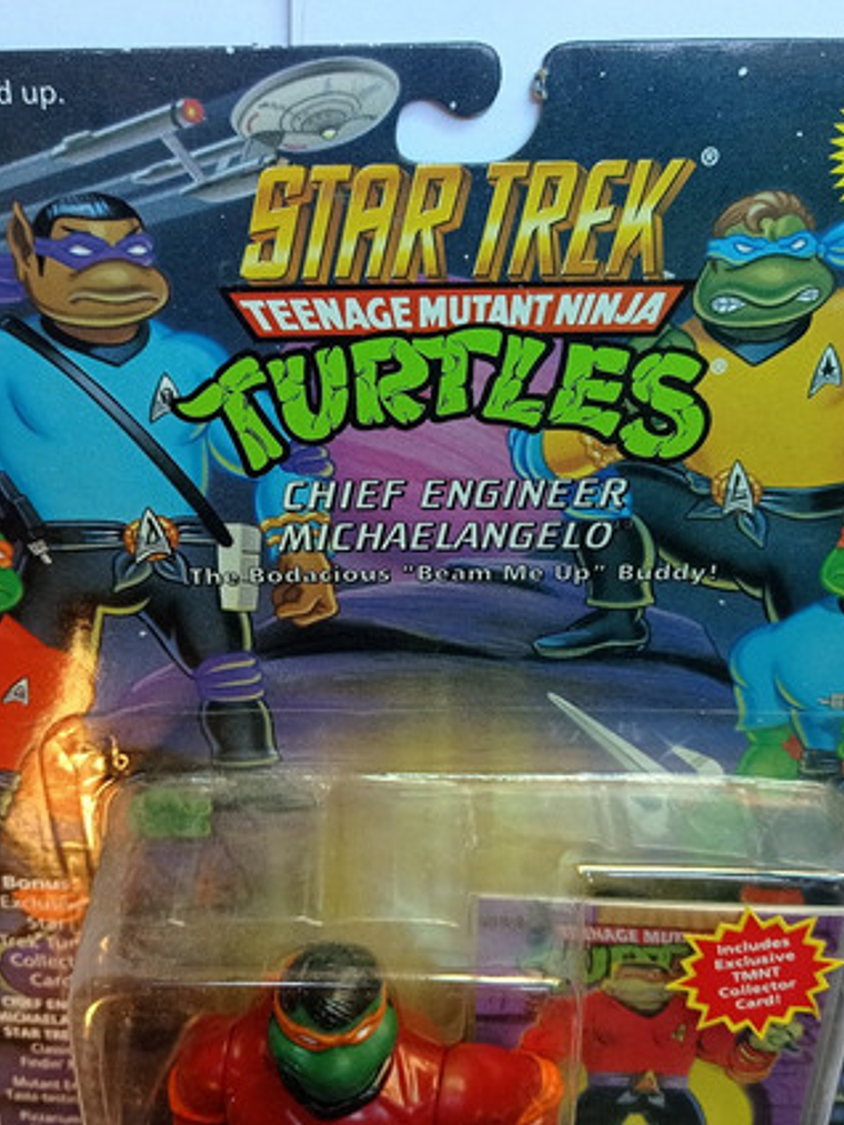 Chief Engineer Michaelangelo 1994 Tmnt ! Mike Star Trek 3