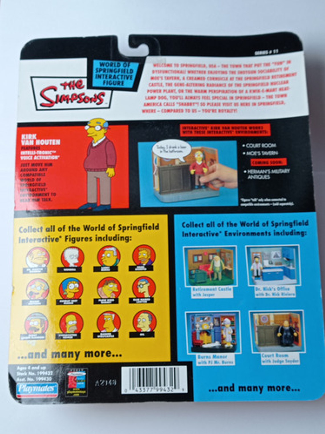 Kirk Van Houten 2002 Simpsons World Of Springfield 6