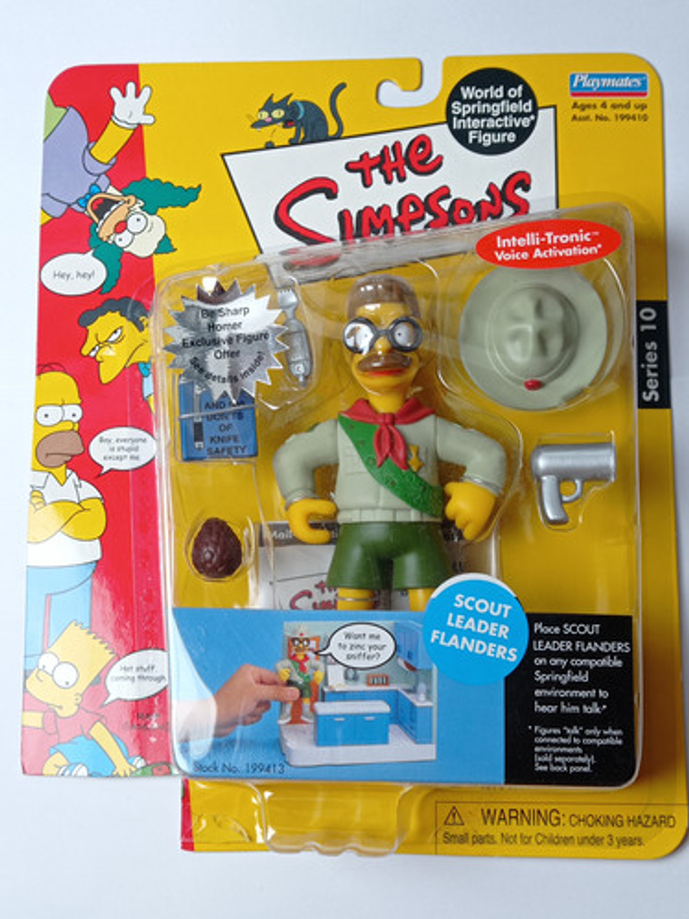 Scout Leader Flanders 2002 Simpsons World Of Springfield 1