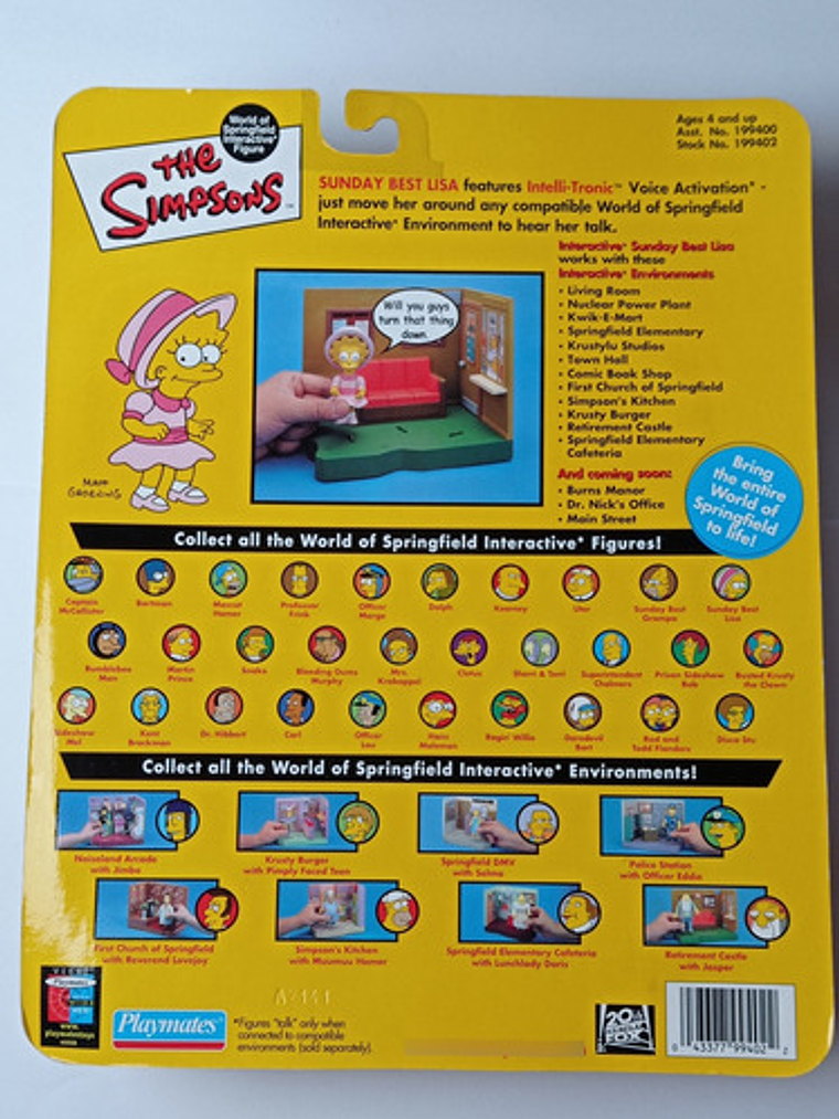 Sunday Best Lisa 2002 Simpsons World Of Springfield 5