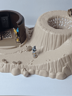 Planet Tatooine Playset 1995 Star Wars Galoob Micro Machines