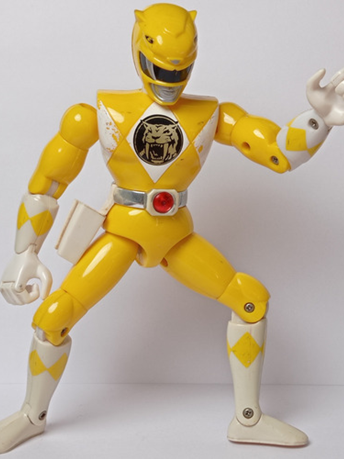 Yellow Ranger (detalle) 1993 Power Rangers Bandai 1