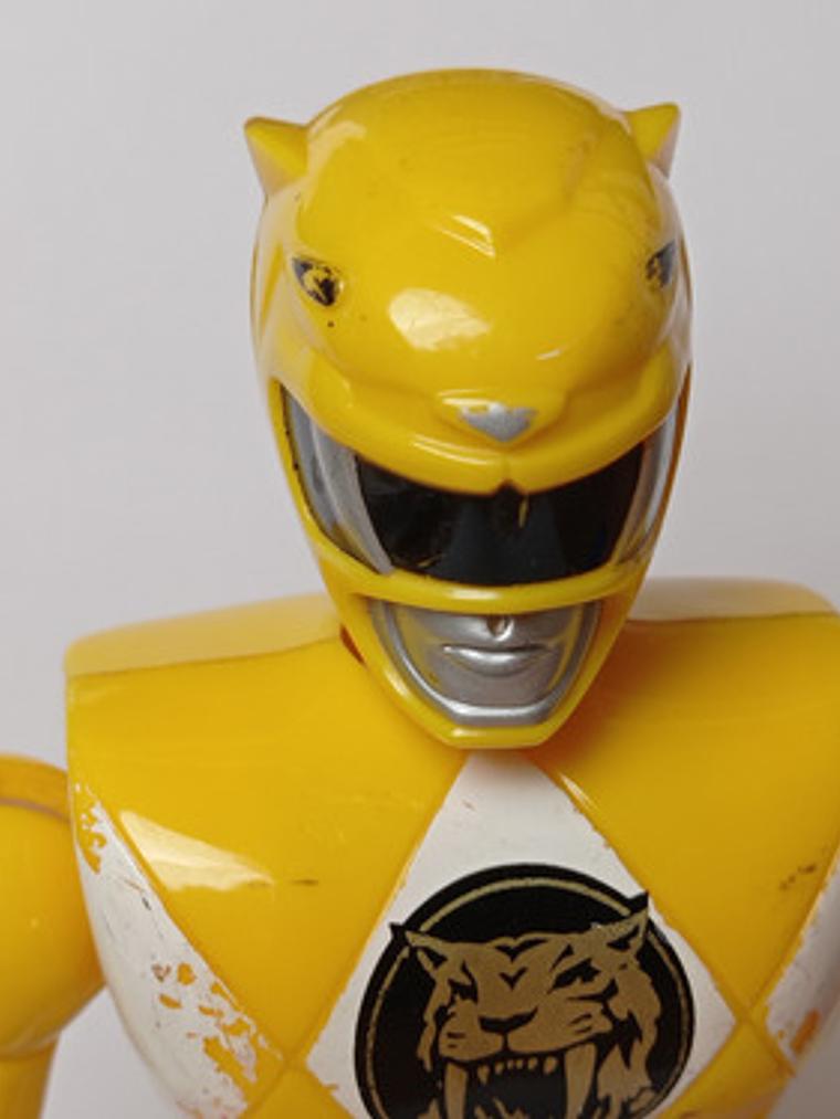 Yellow Ranger (detalle) 1993 Power Rangers Bandai 3