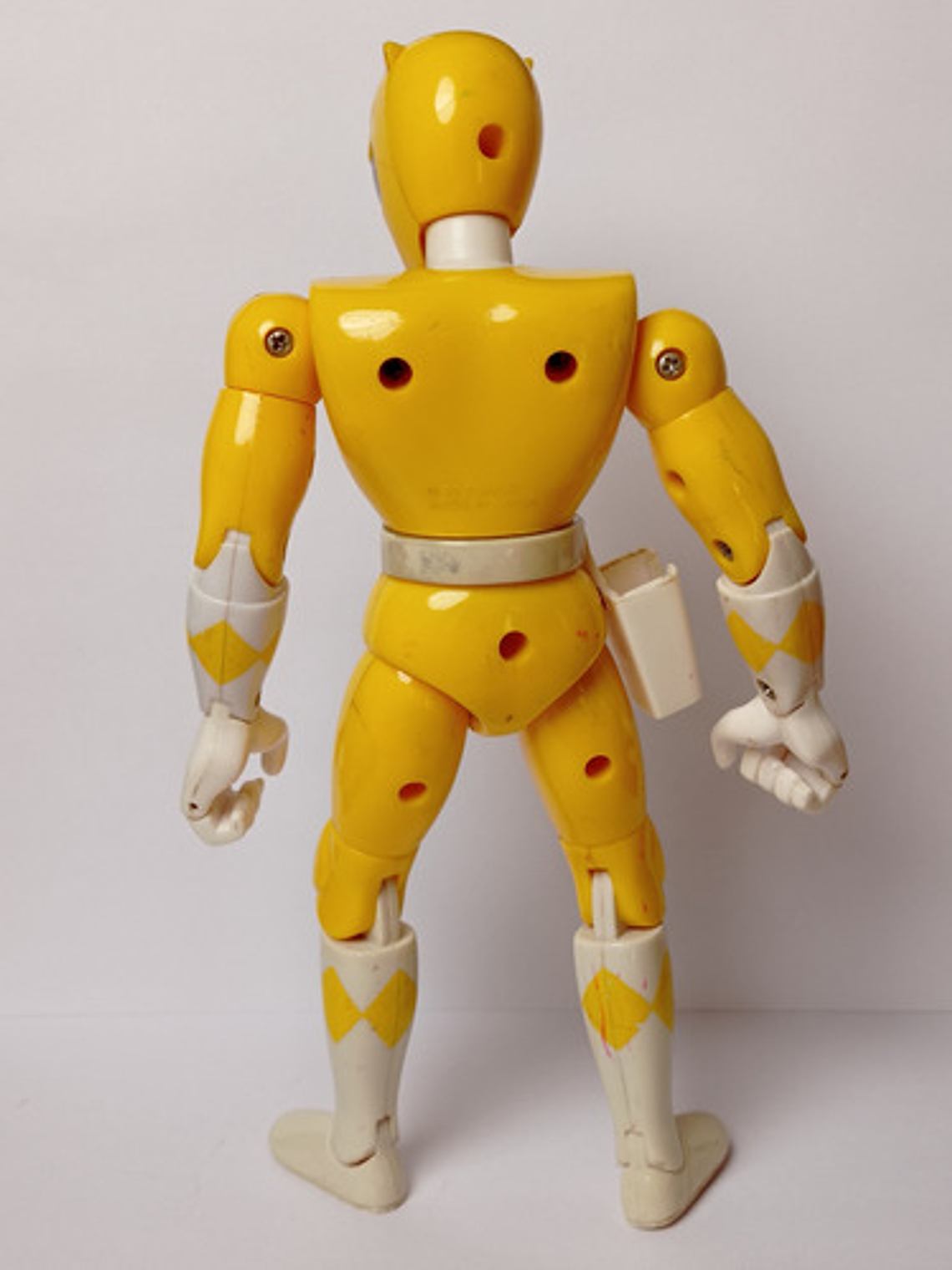 Yellow Ranger (detalle) 1993 Power Rangers Bandai 7