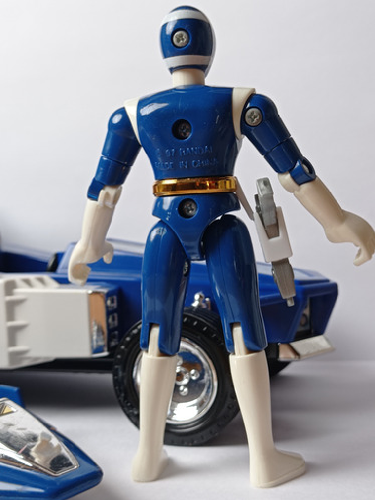 Blue Ranger 1997 Power Rangers In Space Bandai 4