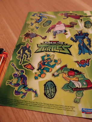 Set Stickers Tmnt 2018 Playmates Tortugas Ninja Nickelodeon Tortugas Ninja