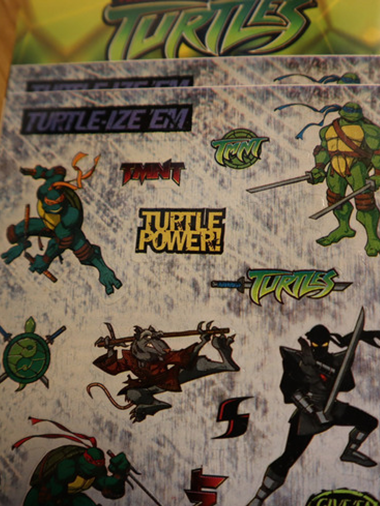 Set Stickers Tmnt Sandylion 2003 Mirage Tortugas Ninja 3