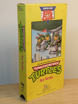 Sky Turtles Vhs 1990 Tmnt Tortugas Ninja 90s Vintage