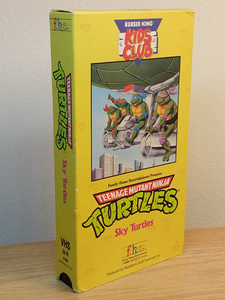 Sky Turtles Vhs 1990 Tmnt Tortugas Ninja 90s Vintage 2