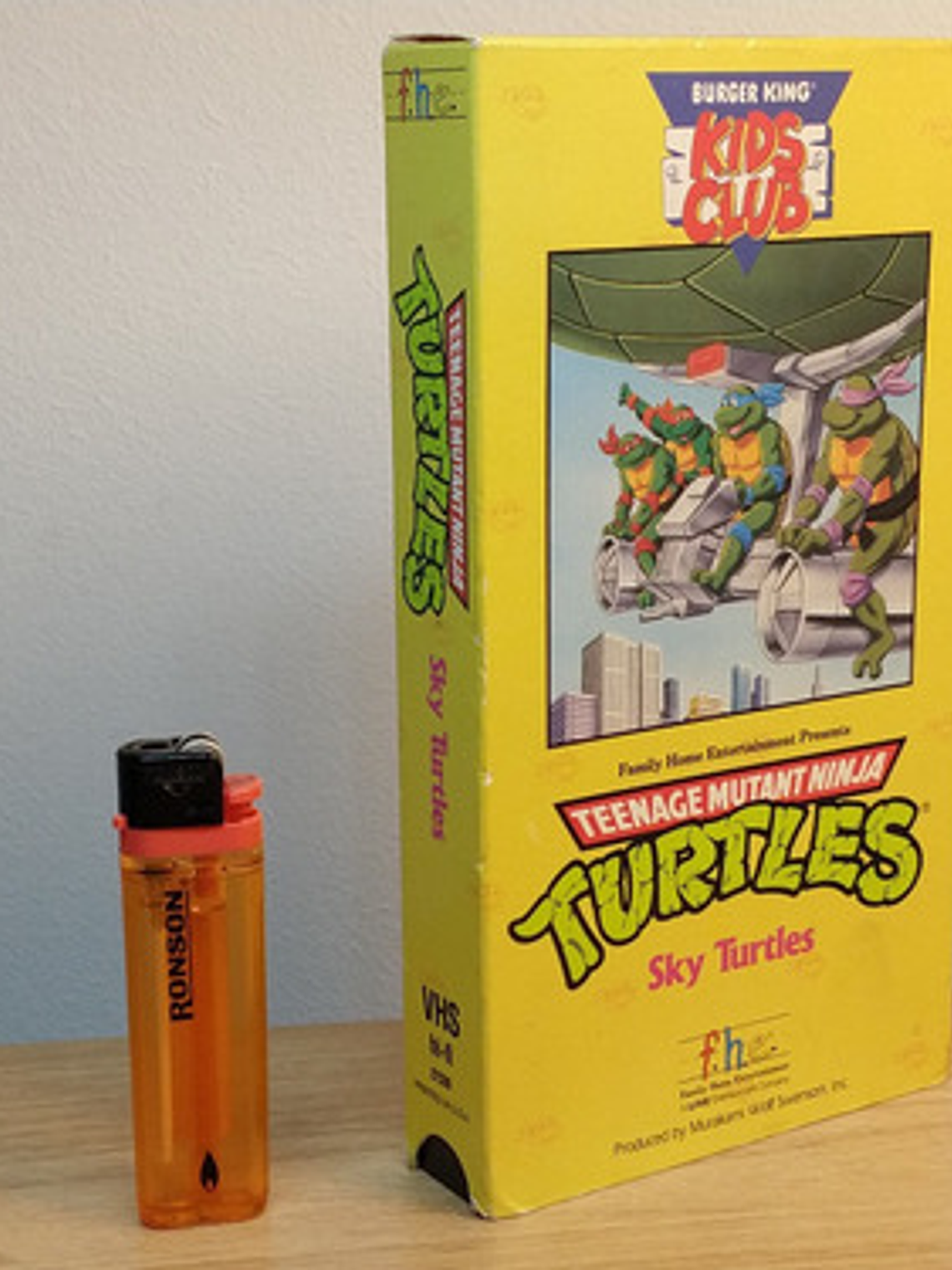 Sky Turtles Vhs 1990 Tmnt Tortugas Ninja 90s Vintage 3