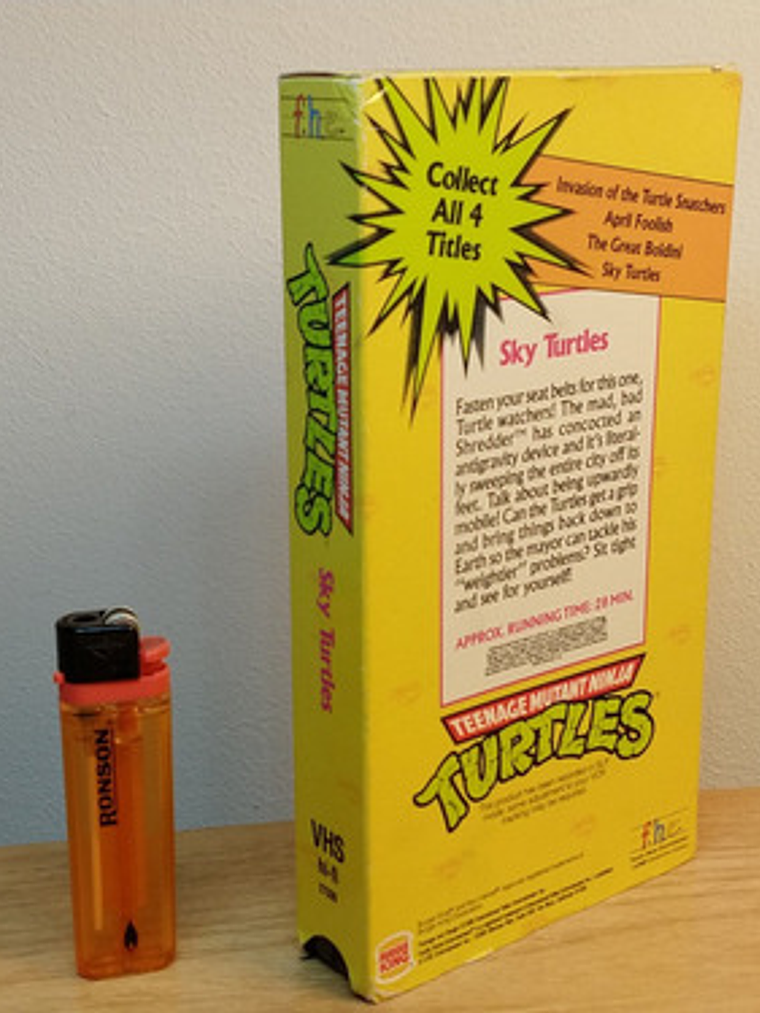 Sky Turtles Vhs 1990 Tmnt Tortugas Ninja 90s Vintage 4