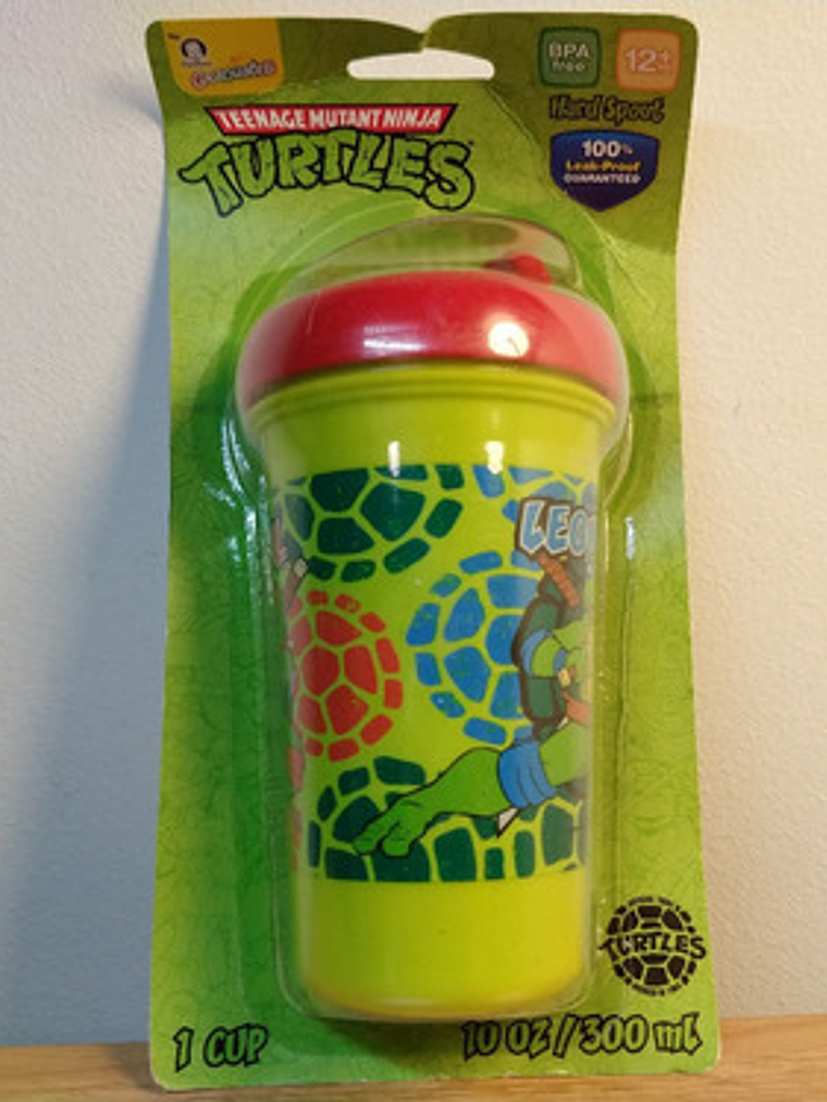 Vaso Bebe Gerber Tmnt 2013 Leo Raphael 300ml Nickelodeon 1