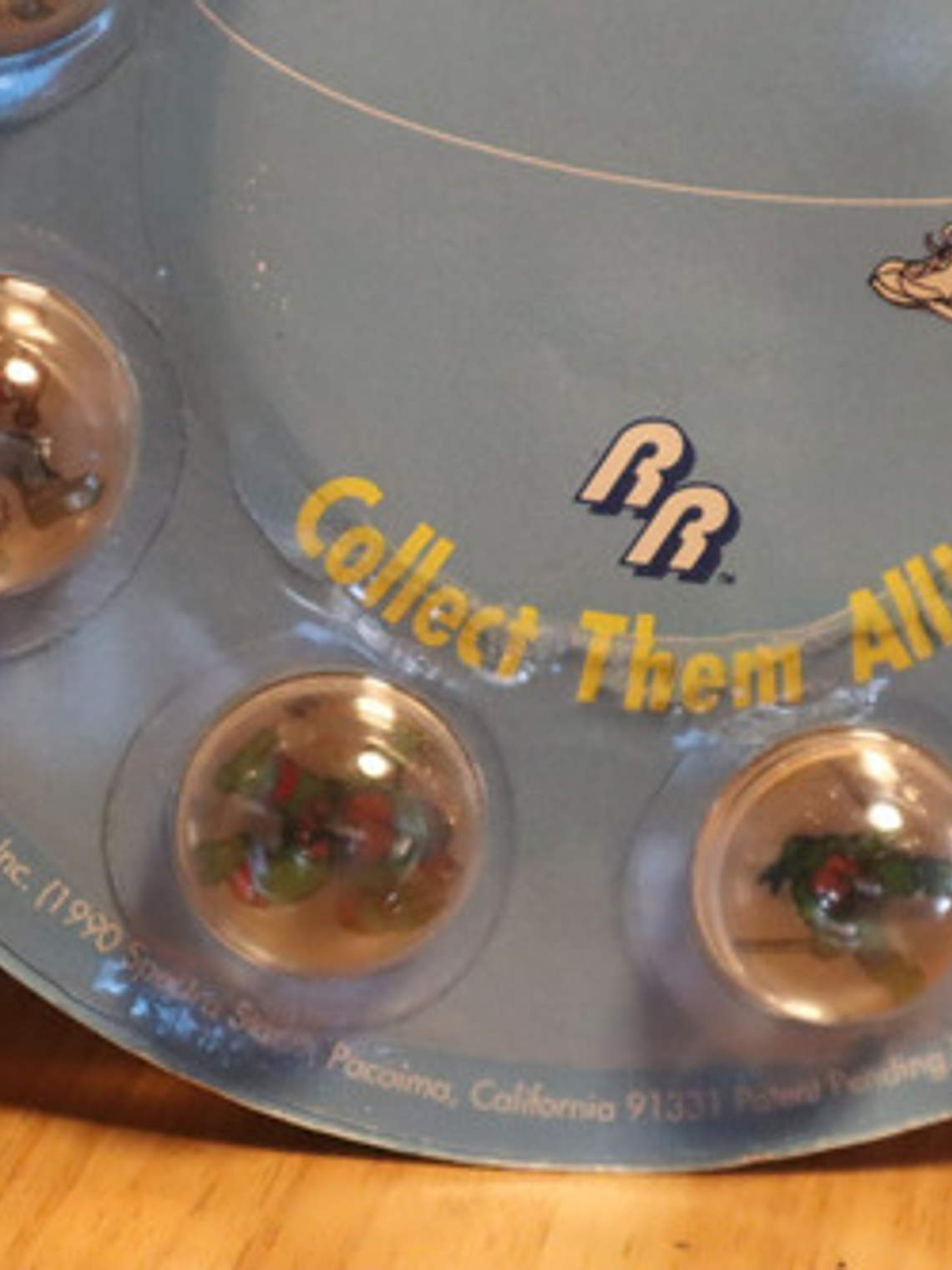 6 Bolitas Coleccionables 1990 Tortugas Ninja Tmnt Radrollers 7