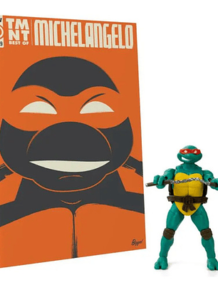 Michelangelo + Comic 100p Tmnt Bst Axn Tortugas Ninja