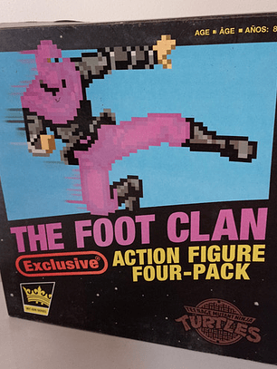 The Foot Clan Four Soldiers Pack Tmnt Bst Axn Tortugas Ninja