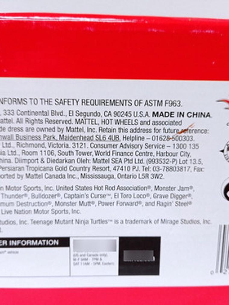 Monster Jam Raph 2007 Hot Wheels Tortugas Ninja Tmnt 5
