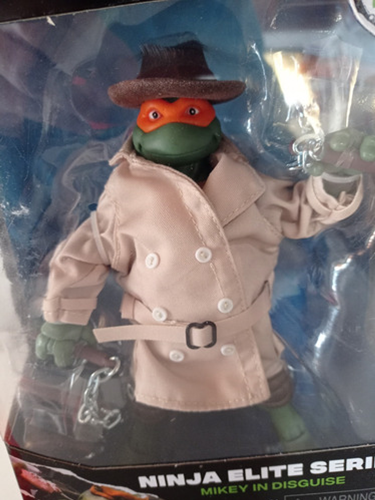 Mikey In Disguise (1990 Movie) Tmnt Ninja Elite Series Tortu 4