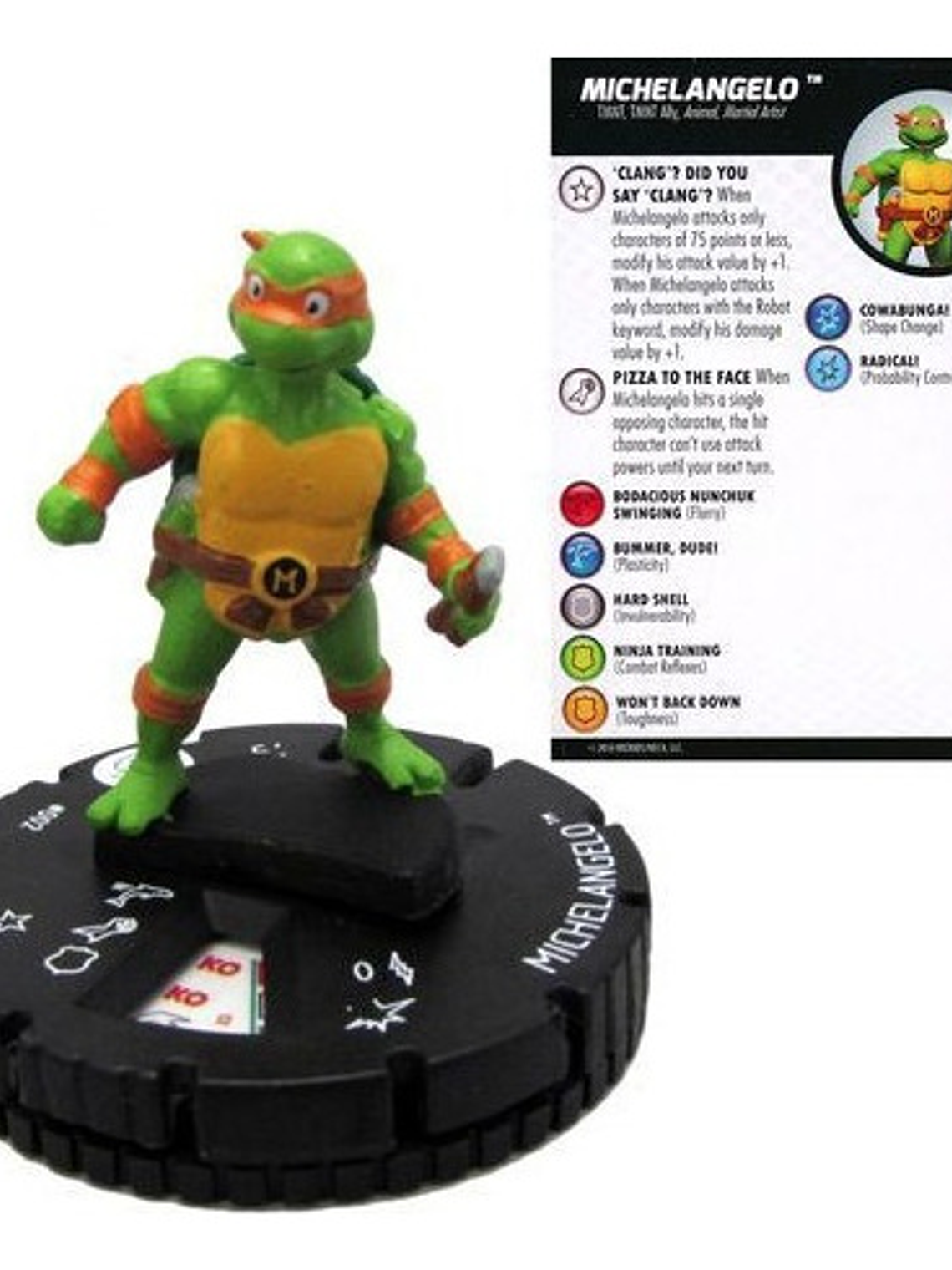 Michelangelo #002 Tmnt Heroes In A Half-shell Heroclix 1