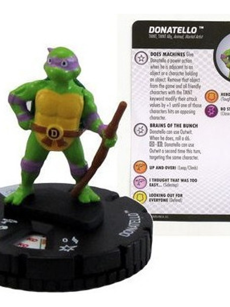 Donatello #003 Tmnt Heroes In A Half-shell Heroclix 1