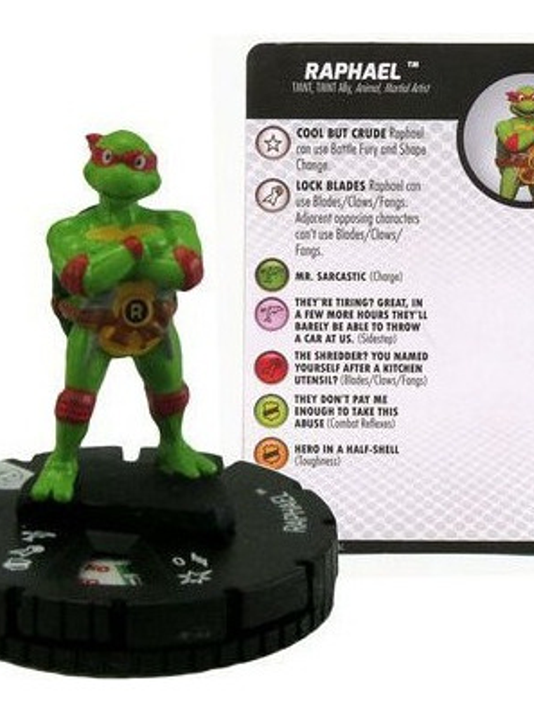Raphael #001 Tmnt Heroes In A Half-shell Heroclix 1