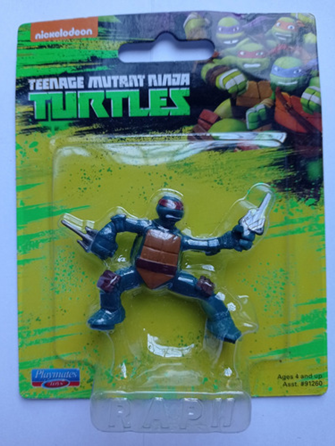 Miniatura Raphael 2019 Tmnt Playmates Nickelodeon Ninja 1