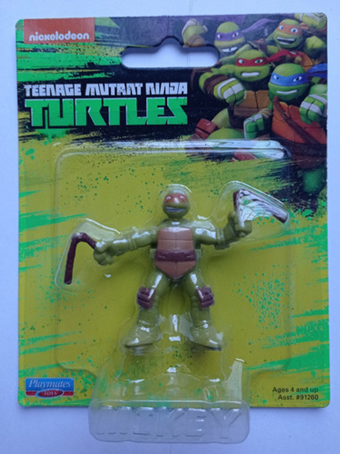 Miniatura Michelangelo 2019 Tmnt Playmates Nickelodeon Ninja 1