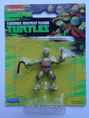 Miniatura Michelangelo 2019 Tmnt Playmates Nickelodeon Ninja