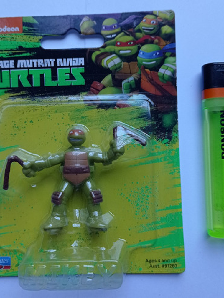 Miniatura Michelangelo 2019 Tmnt Playmates Nickelodeon Ninja 2
