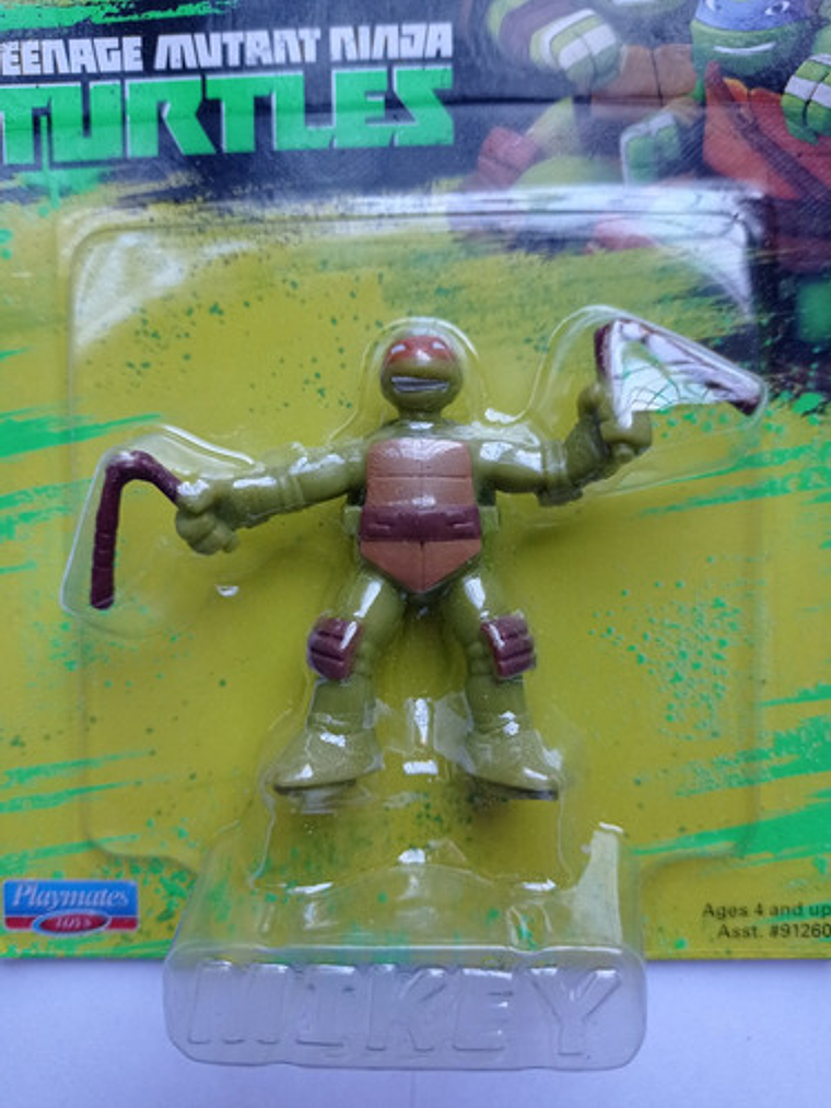 Miniatura Michelangelo 2019 Tmnt Playmates Nickelodeon Ninja 3
