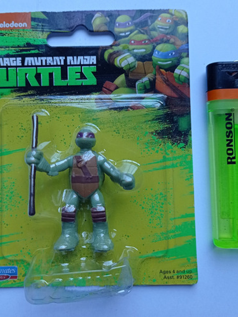 Miniatura Donatello 2019 Tmnt Playmates Nickelodeon Ninja 2